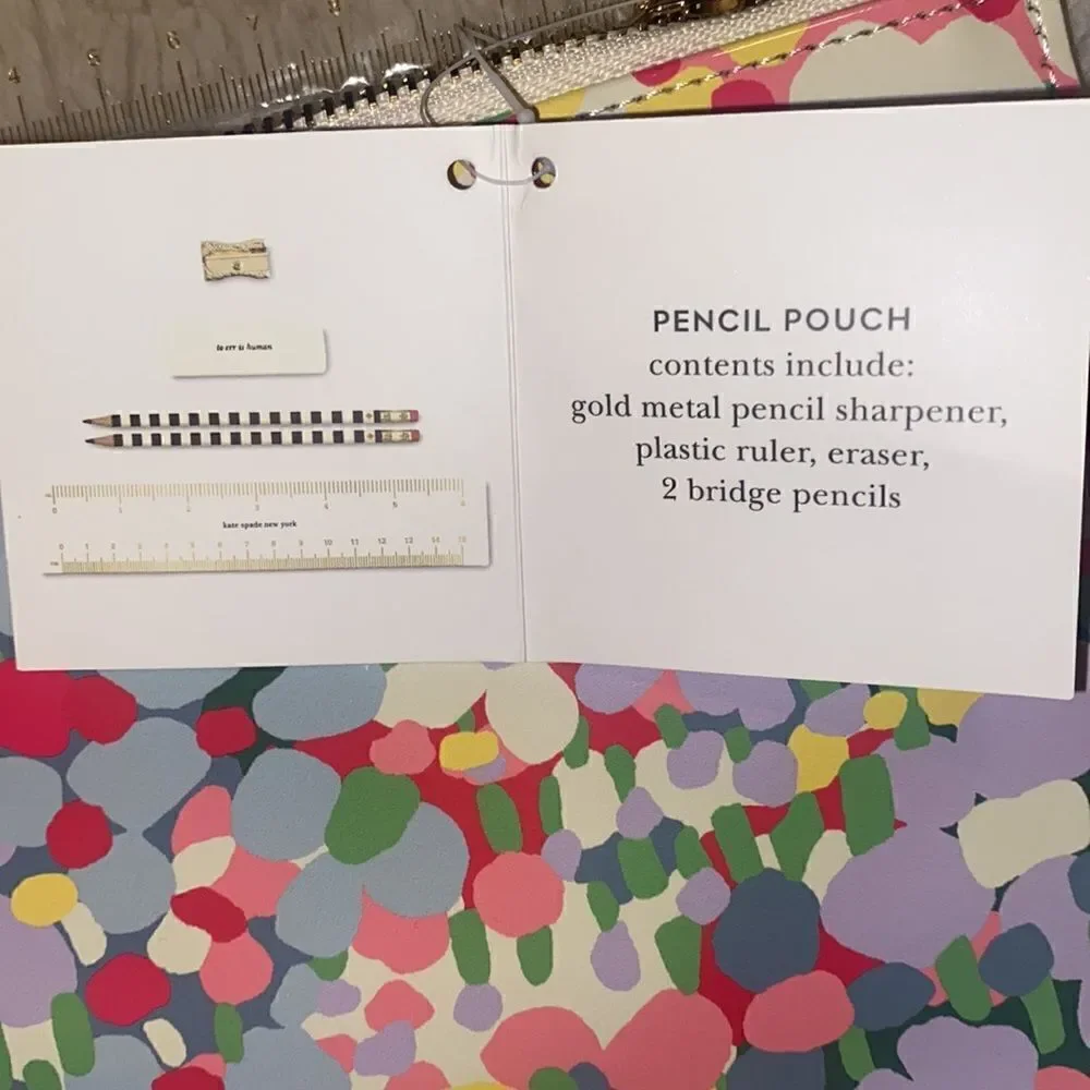 Kate Spade Floral Dot Pencil Pouch!